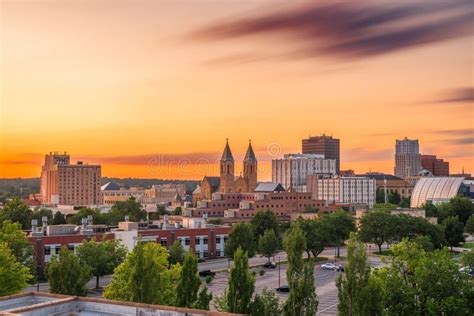 Akron, Ohio, USA Downtown Cityscape Editorial Stock Image - Image of ...