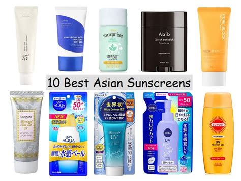 10 Best Asian Sunscreen To Prevent Tanning on Face & Body