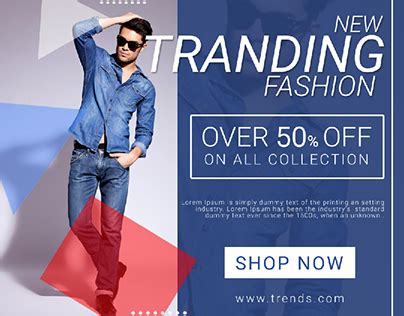 Men Fashion Banner Projects :: Photos, videos, logos, illustrations and branding :: Behance