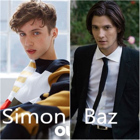 Imagine...Carry on movie. Troye Sivan as Simon snow and Ben Barnes as ...