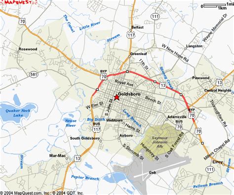 Seymour Johnson Afb Map - Map Of Staten