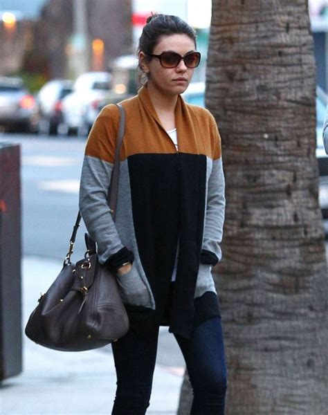 Mila Kunis Street Style - Arriving to the Black Market Liquor Bar in ...