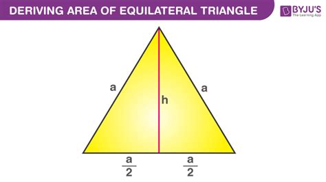 Area Equation Of Equilateral Triangle