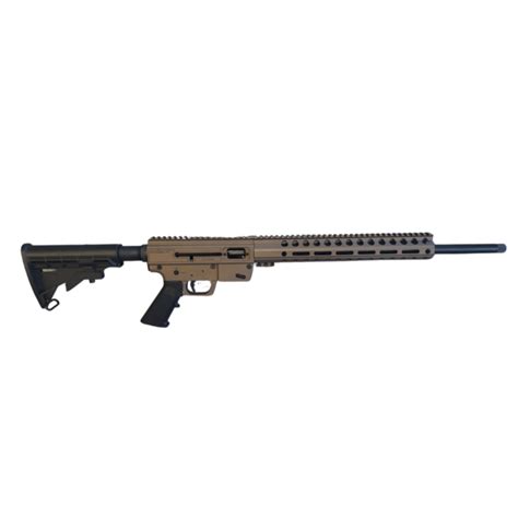 JR Carbine Gen 3 9mm 19" Barrel 13" M-LOK Rail Burnt Bronze - Siwash Sports