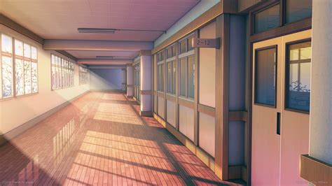 ArtStation - School corridor