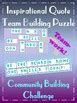 Inspirational Quotes Team Community Building Challenge Puzzle - Growth ...