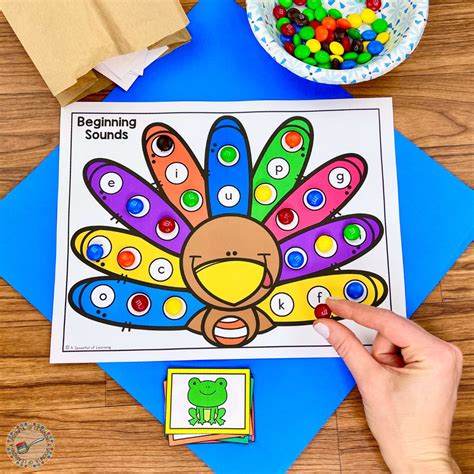 Free Turkey Games for Kindergarten - A Spoonful of Learning