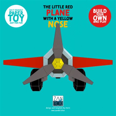 The little red plane with a yellow nose