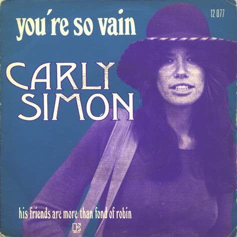 Carly Simon – You're So Vain (1972, Vinyl) - Discogs