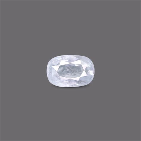 Certified Natural White Sapphire - 7.45 carat | Navratan.com