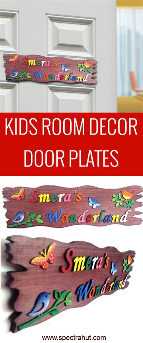 Kids Room Door Plates