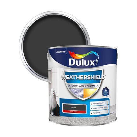 DULUX WEATHERSHIELD EXTERIOR High Gloss Paint - All Colours and Sizes £ ...