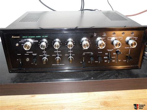 VINTAGE SANSUI AU-999 Black Amp FR-4060 Turntable Photo #338159 - Canuck Audio Mart