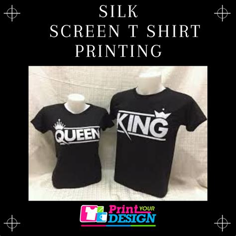 T-Shirt Silk Screen Printing in 2020 | Silk screen t shirts, Your design, Print