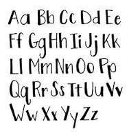 Image result for easy font to write | Lettering styles alphabet, Basic hand lettering, Hand ...