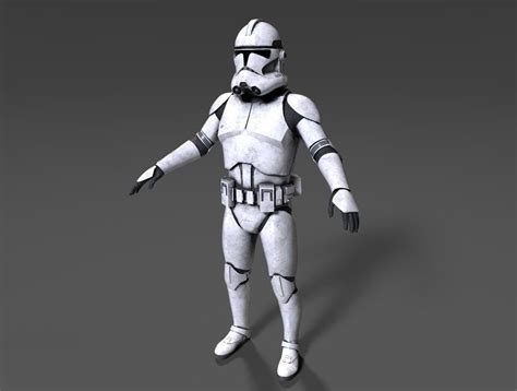 Clone Trooper Phase 2 Shiny 3D asset | CGTrader