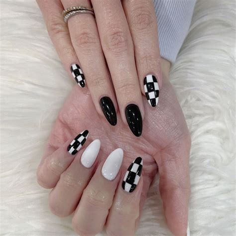 How to Do Checkered Nails – 7 Easy Steps – Lovely Nails And Spa