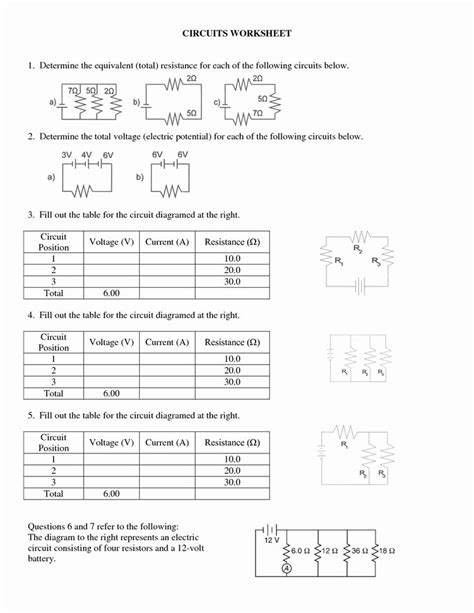 Combination Circuit Problems And Answers