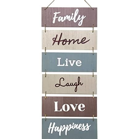 Amazon.com: Hanging Wall Decor Sign - Welcome Vertical Wall Art Decorations, Rustic Home ...
