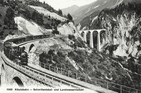 Landwasser Viaduct - Albula railway, Switzerland