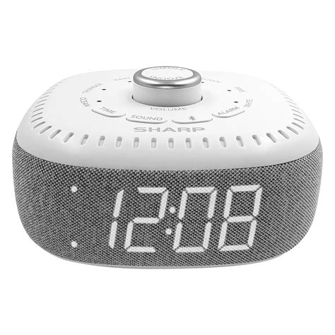 Sharp Alarm Clock - Sound Machine - Bluetooth Speaker - 6 Sleep Machine ...