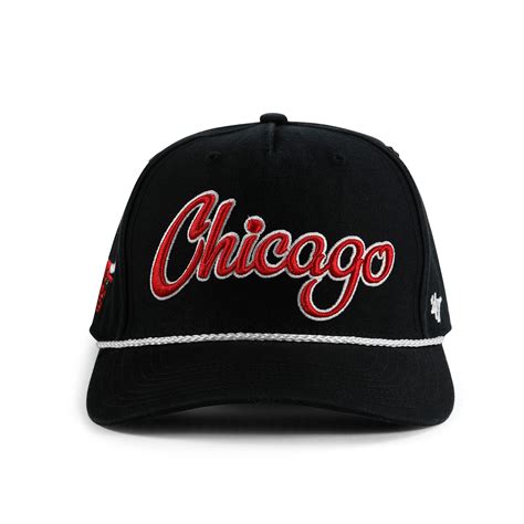 Chicago Bulls Black and Red Cap · Available at Chicago O'Hare ...