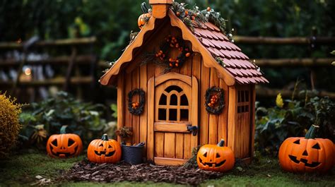 Wooden Cottage In Fall Free Stock Photo - Public Domain Pictures