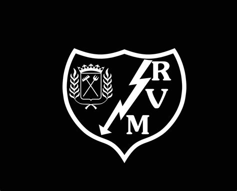 rayo vallecano club símbolo logo blanco la liga España fútbol americano resumen diseño vector ...