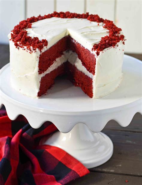 Red Velvet Cake – Modern Honey | Velvet cake recipes, Red velvet cake recipe, Homemade cream ...