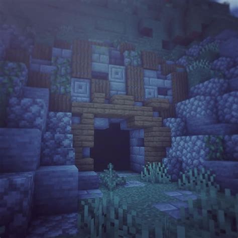 Minecraft decorative cave entrance #decorationentrance Minecraft decorative cave entrance, #Cave ...