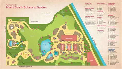 Florida Botanical Gardens Tourist Map | Printable Maps