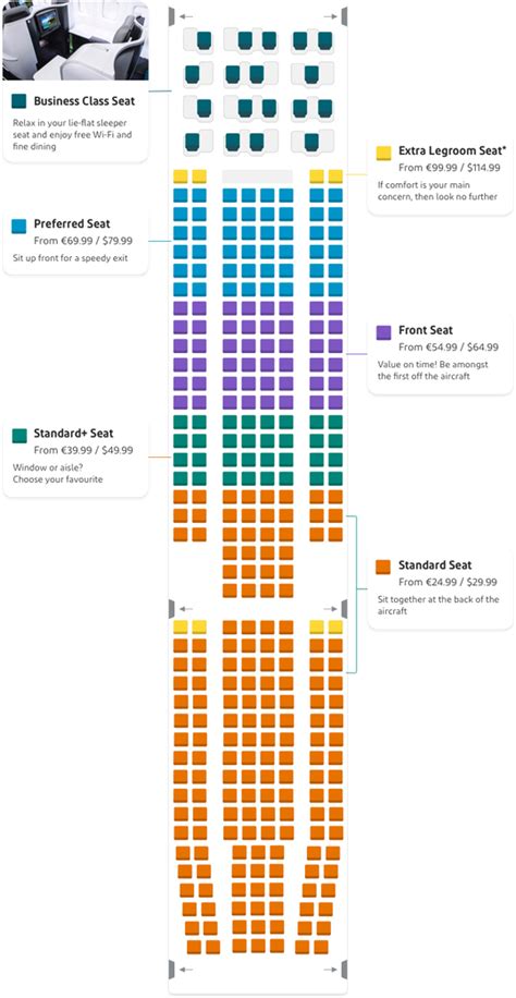 Seat Map Aer Lingus Airbus A330 300 SeatMaestro, 58% OFF