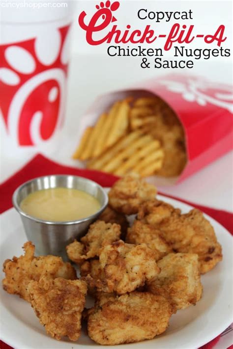 Copycat Chick-fil-A Chicken Nuggets & Sauce Recipe - CincyShopper