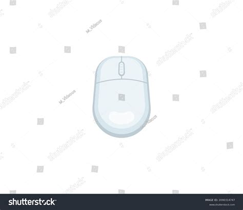 Computer Mouse Vector Isolated Icon Emoji Stock Vector (Royalty Free ...