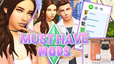 MY MUST HAVE MODS💜 // The Sims 4 | + ALL THE LINKS - YouTube