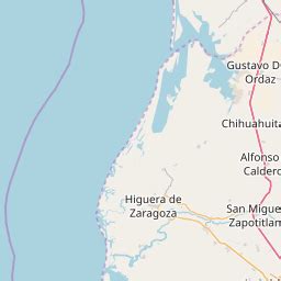 Mapa de Guasave, Sinaloa