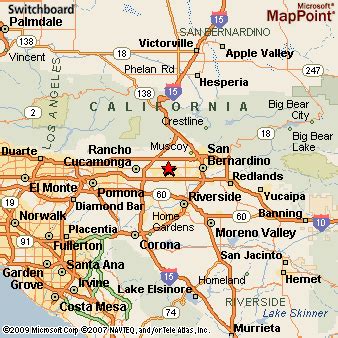 Where is Fontana, California? see area map & more