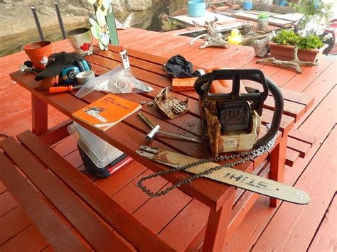 Powell River Books Blog: Stihl Chainsaw Maintenance