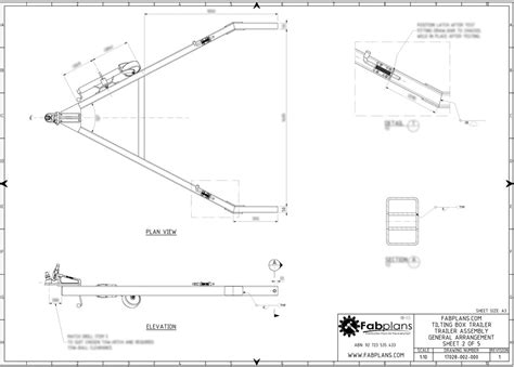 Tilting Box Trailer Plans - FREE – FabPlans