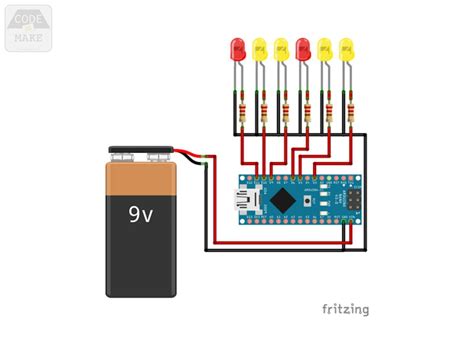 Customizable Arduino Nano LED Candle (2 - 6 LEDs) - Hackster.io