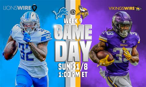 What you need to know: Detroit Lions versus Minnesota Vikings in Week 9