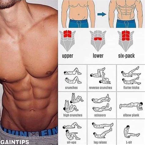 ABS workout for home! Upper, Lower, Six pack See on above pics. # ...