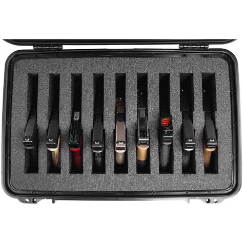 Quick Fire Cases QF920SC 9-Pistol Storage Case, No Keyed Locks - 579042 ...