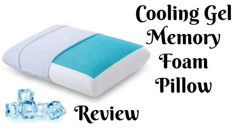Cooling Gel Memory Foam Pillow Review! - YouTube