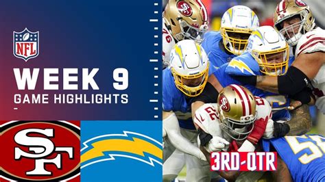 Los Angeles Chargers vs San Francisco 49ers Highlights 3rd-Qtr HD | NFL Week 10 | November 13 ...