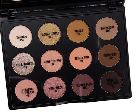 MAC Art Library Eyeshadow Palette Swatches | Mac eyeshadow palette ...