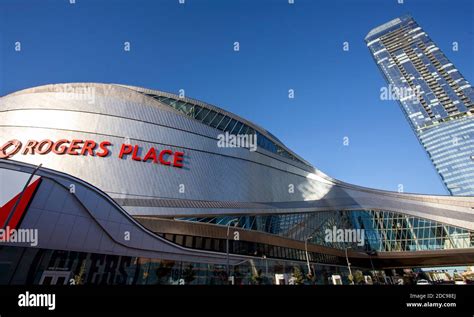 Downtown Edmonton City Skyscrapers and urban Scene Stock Photo - Alamy