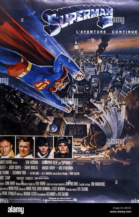 Superman 2 Year: 1980 USA Director: Richard Lester Movie poster (Fr Stock Photo - Alamy