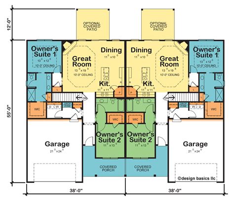 Fourplex Floor Plans With Garage | Floor Roma