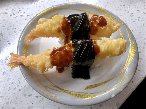 Ebi Tempura Nigiri : r/sushi